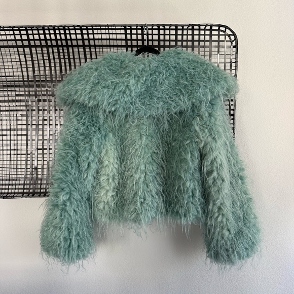 Free people moonlight faux fur jacket - Picture 5 of 8